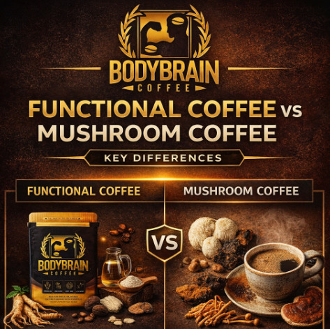 Functional Coffee vs Mushroom Coffee: Key Differences
