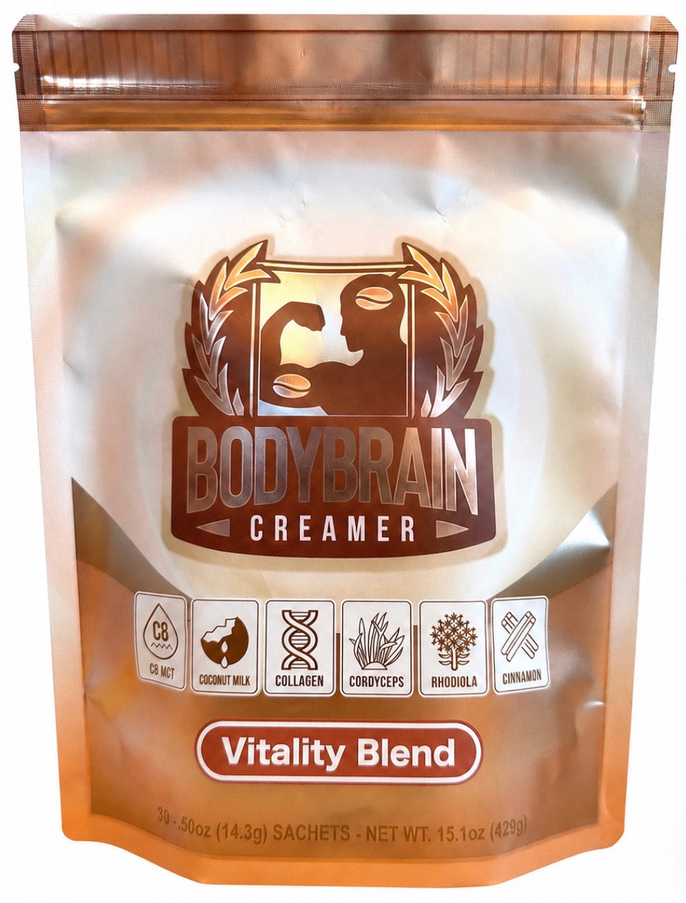 BodyBrain Creamer — Vitality Blend (30 Sachets)