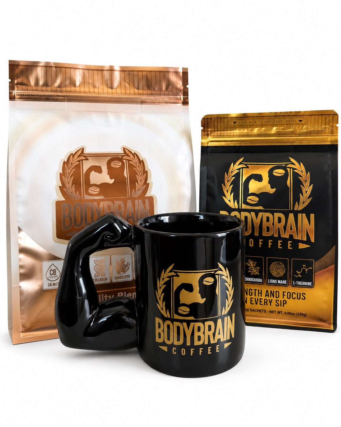 BodyBrain Complete Kit — Coffee + Creamer + Mug