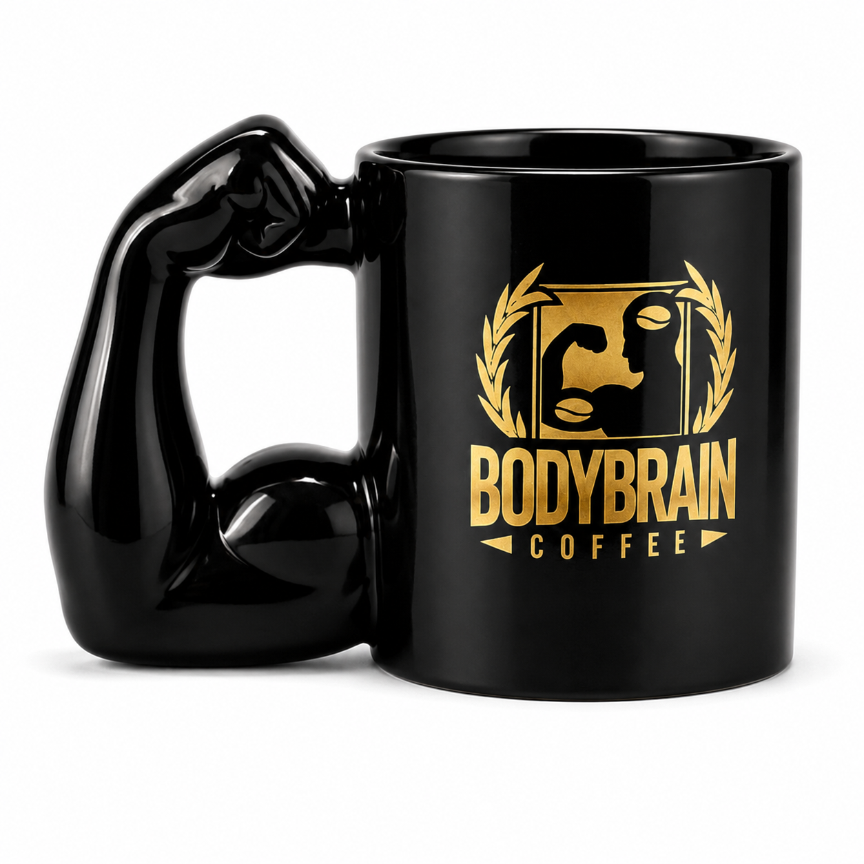 BodyBrain Ceramic Mug - Black